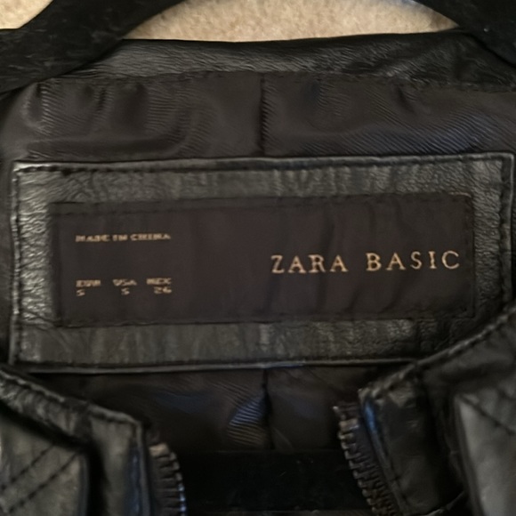 Zara leather jacket - Picture 2 of 5